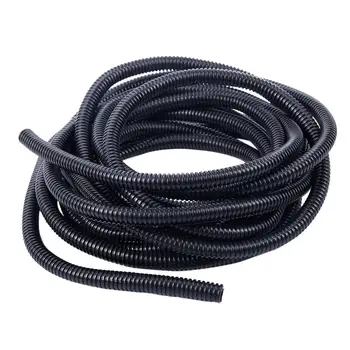20 Ft Split Wire Wire Conduit Полиэтиленовая трубка черного цвета Внутренний диаметр 10 мм