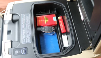 2008-2016 2017 Нескользящая укладочная коробка для уборки салона автомобиля Центральная коробка для Toyota Land Cruiser LC 200 FJ200 Аксессуары