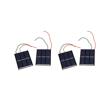 4 шт. 1,5 В 400 мА 80X60 мм Микро-мини Силовые солнечные батареи для солнечных панелей - Проекты «Сделай сам» - Игрушки - Зарядное устройство