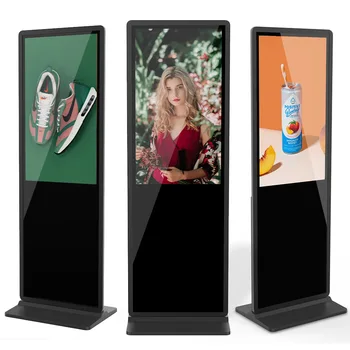 43 55-дюймовый напольный ЖК-дисплей Рекламное игровое оборудование Цифровые вывески Рекламный киоск Сенсорный экран