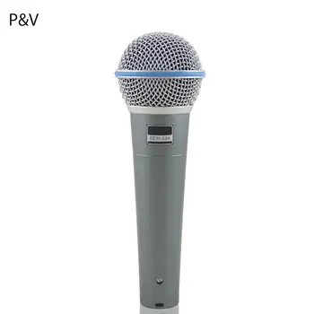 BETA 58A Суперкардиоидный динамический микрофон для сценического пения Профессиональный проводной микрофон для караоке BBOX Запись вокала