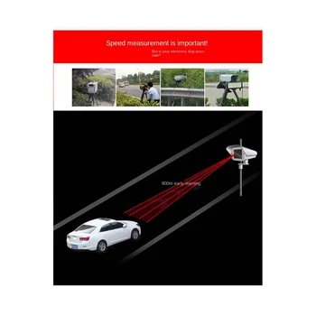Lambo Модель автомобиля Автомобильный радар Спидометр Мобильный детектор скорости Спидометр автомобиля 12 В Всесторонний светодиодный дисплей Спидометр