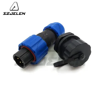 SD13TP-ZM, 4-контактный водонепроницаемый разъем, IP68, пыленепроницаемый разъем провода 4-контактный, разъемы светодиодного кабеля Номинальный ток 5 А