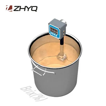 ZHYQ Цифровой промышленный погружной рефрактометр погружного типа для измерения концентрации жидкости