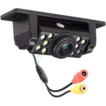 Автомобильная камера заднего вида Камера заднего вида с широким углом обзора 170 ° 9 светодиодных фонарей Сверхчеткое ночное видение для всех автомобилей