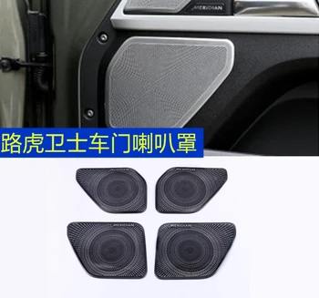 ДЛЯ Land Rover Defender 110 2020 Украшение решетки дверного звукового сигнала пайетки Высокочастотный динамик на передней стойке модификация интерьера аудио наклейка