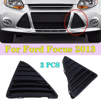 Замена для Ford Focus 2013 ABS пластик левая + правая сторона передней нижней решетки бампера автомобиля CP9Z-17K946-A CP9Z-17K946-B