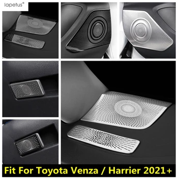  Передняя приборная панель Вентиляционное отверстие Стереодинамик Боковая дверь Аудио Громкоговоритель Саунд Рамка Крышка Отделка для Toyota Venza / Harrier 2021 -2023