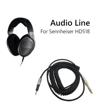  Сменный аудиокабель, совместимый с S-e-n-n-h-e-i-s-e-r HD6 HD7 HD8 HD515 Hd518 Hd558 Hd598 Hd549 Hd569 Разъем для наушников 6,35 мм