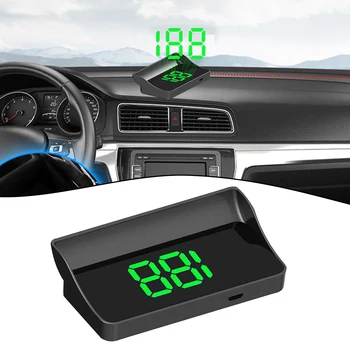 Универсальный дисплей автомобиля, точный универсальный спидометр HUD GPS, одометр для более безопасного вождения на всех автомобилях, автобусах и велосипедах