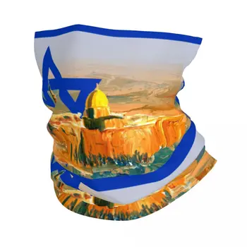 Флаг Израиля Негев Пустыня Бандана Согреватель шеи Женщины Мужчины Зимние лыжи Походный шарф Гетры Маска для лица